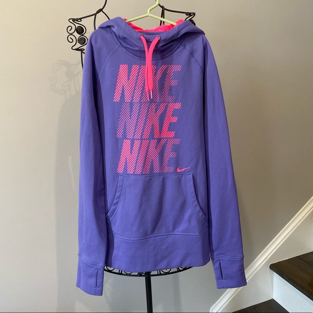 Nike Therma Fit Hoodie Shirt Long Sleeve Shirt XS